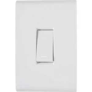 Conjunto 4×2 com 1 Interruptor Bipolar Tramontina Liz 10 A 250 V Branco